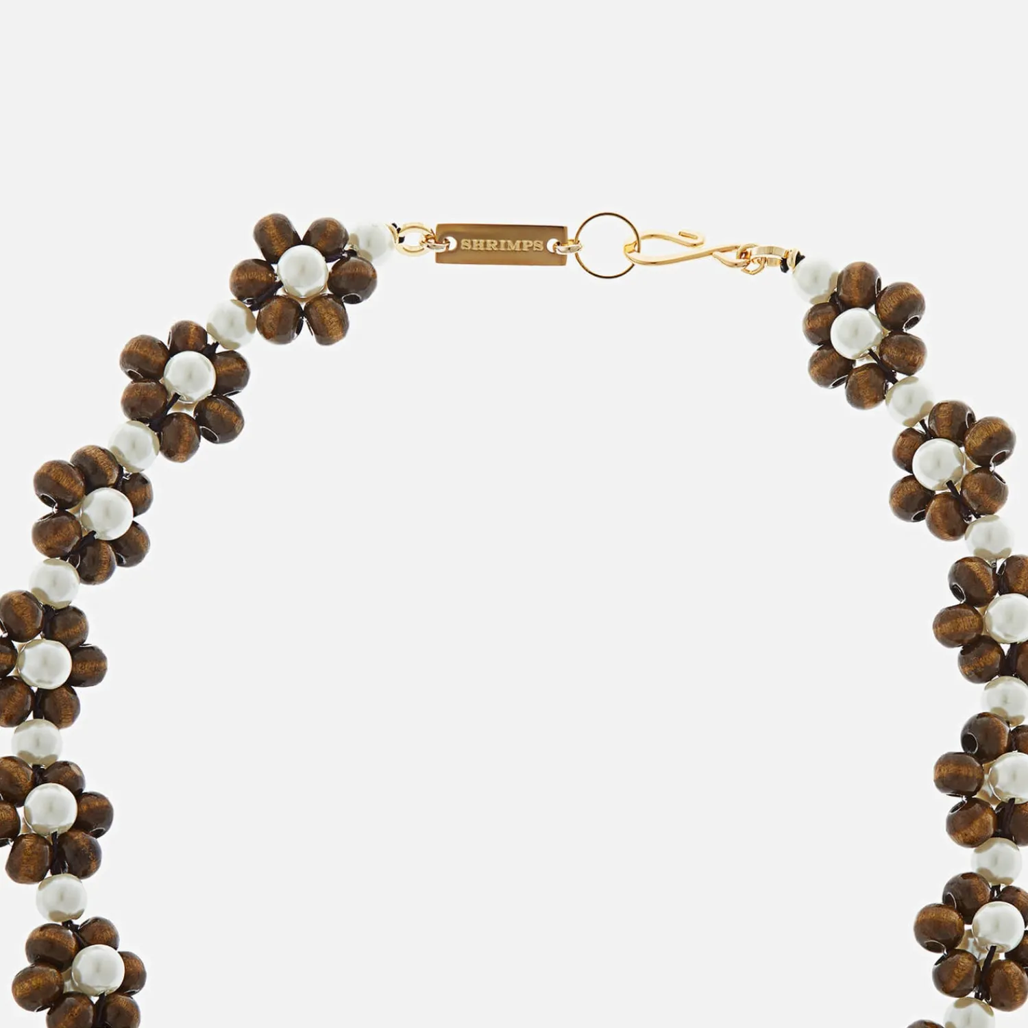 Necklaces*Shrimps Ross Floral Faux Pearl And Beaded Necklace