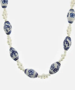 Necklaces*Shrimps Women's Joline Necklace - Cream/Blue