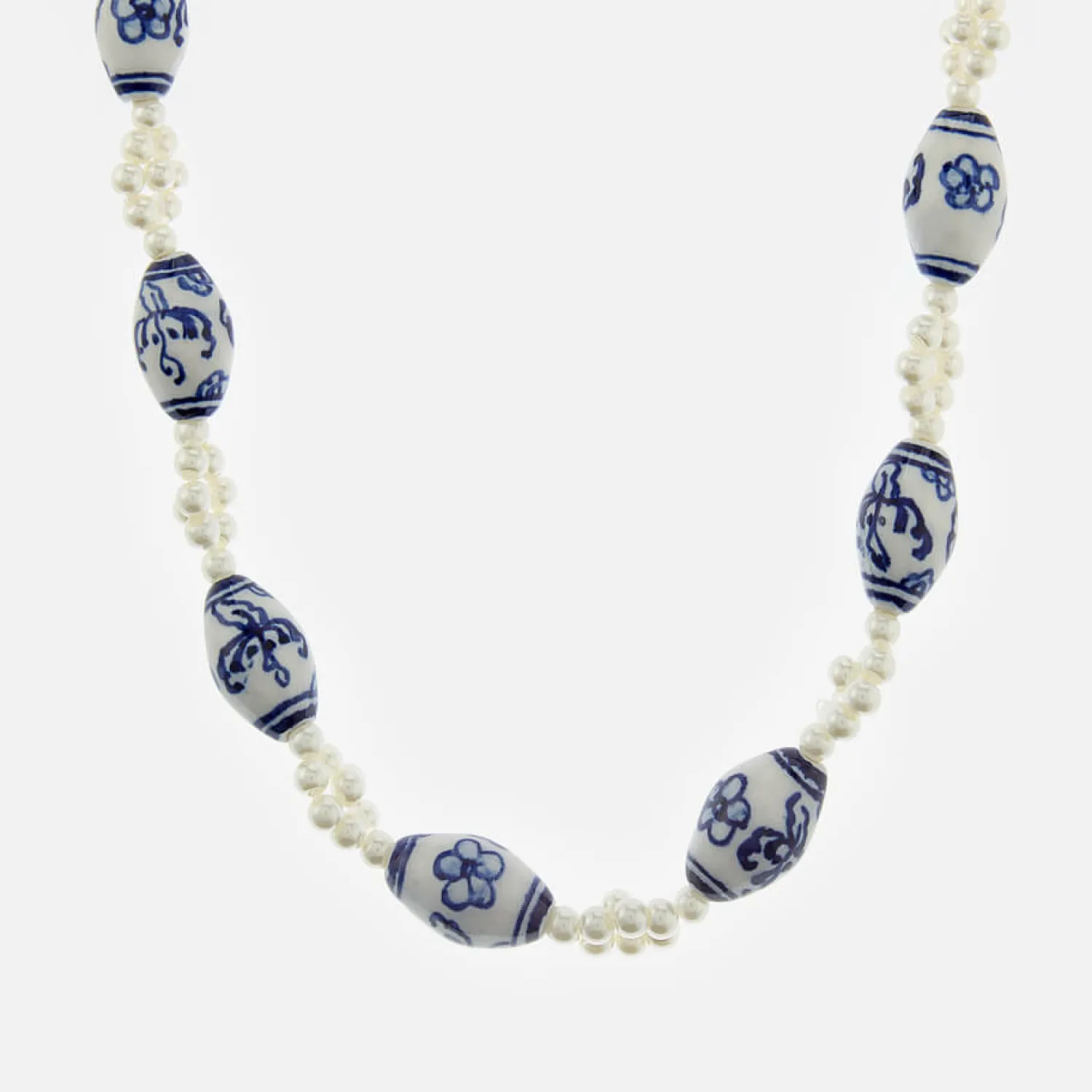 Necklaces*Shrimps Women's Joline Necklace - Cream/Blue