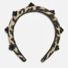 Hair Accessories*Sister Jane Hallie Embellished Leopard-Jacquard Headband