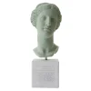 Home Accessories*Sophia Enjoy Thinking Venus Head Statue - - Medium Vintage Green
