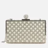 Clutch Bags*Sophia Webster Women's Clara Crystal Box Bag - Silver/Pearl