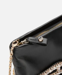 Clutch Bags*Sophia Webster Women's Flossy Crystal Clutch - Black & Pearl