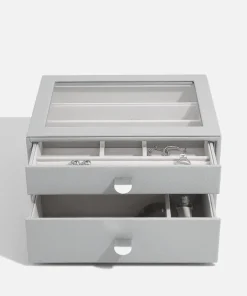 Jewellery Stands & Boxes*Stackers Classic 2 Set Jewellery Drawers - Pebble Grey