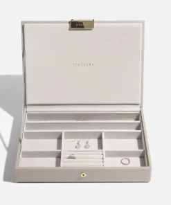 Jewellery Stands & Boxes*Stackers Classic Jewellery Box + Lid - Taupe
