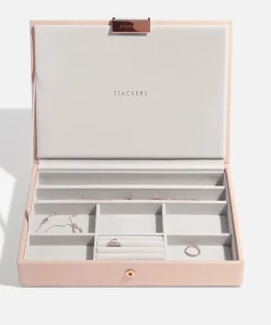 Jewellery Stands & Boxes*Stackers Classic Jewellery Box + Lid - Blush