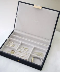 Jewellery Stands & Boxes*Stackers Classic Jewellery Box + Lid - Navy