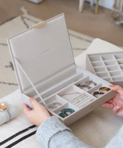 Jewellery Stands & Boxes*Stackers Classic Jewellery Box + Lid - Taupe