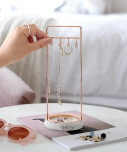 Jewellery Stands & Boxes*Stackers Marble 8 Hook Jewellery Stand