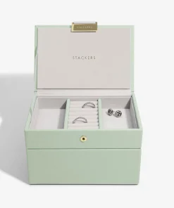 Jewellery Stands & Boxes*Stackers Mini 2 Set Jewellery Box - Sage