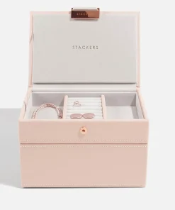 Jewellery Stands & Boxes*Stackers Mini 2 Set Jewellery Box - Blush