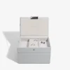 Jewellery Stands & Boxes*Stackers Mini 2 Set Jewellery Box - Pebble Grey