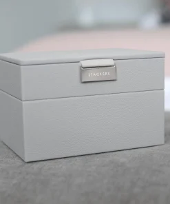 Jewellery Stands & Boxes*Stackers Mini 2 Set Jewellery Box - Pebble Grey
