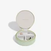 Jewellery Stands & Boxes*Stackers Round Travel Jewellery Case - Sage