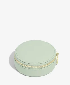 Jewellery Stands & Boxes*Stackers Round Travel Jewellery Case - Sage