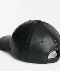 Hats Scarves & Gloves*Stand Studio Connie Faux Leather Baseball Cap