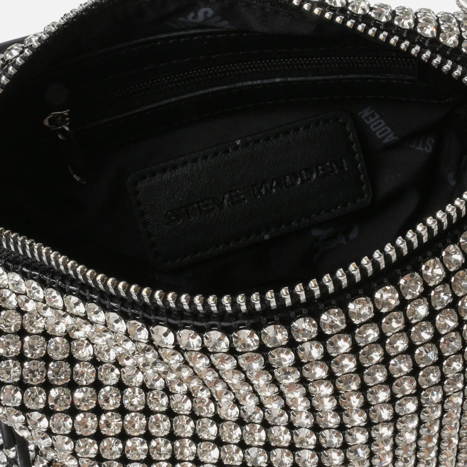 Shoulder Bags*Steve Madden Bnoble Crystal Faux Leather Shoulder Bag