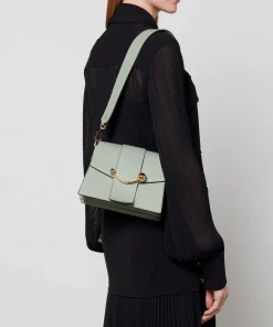 Shoulder Bags*Strathberry Box Crescent Leather Shoulder Bag