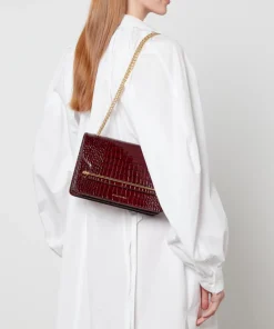 Shoulder Bags*Strathberry Women's East/West Shoulder Bag - Burgundy