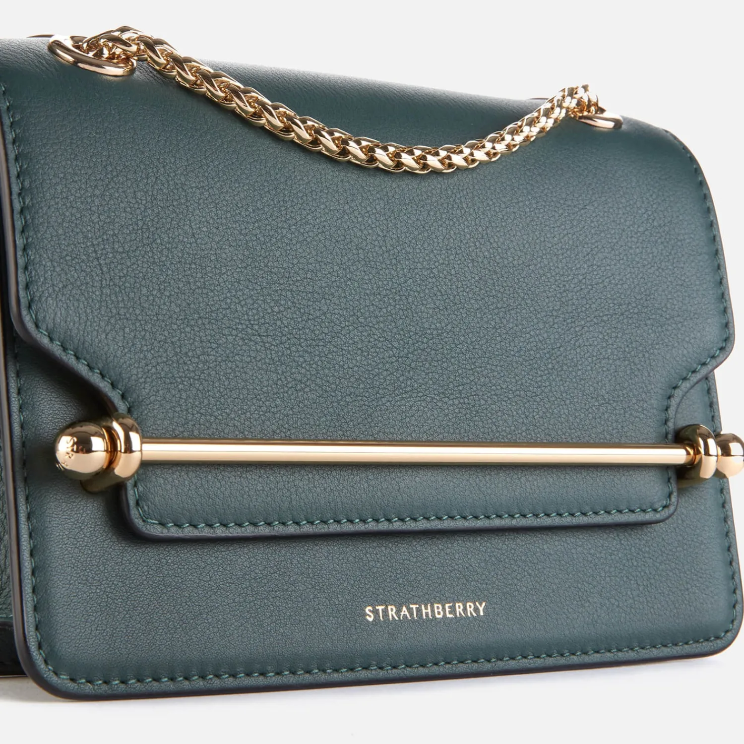 Mini Bags*Strathberry Women's East/West Mini Bag - Bottle Green