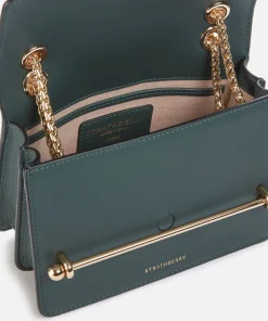 Mini Bags*Strathberry Women's East/West Mini Bag - Bottle Green
