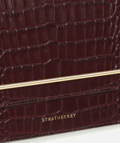 Shoulder Bags*Strathberry Women's East/West Shoulder Bag - Burgundy