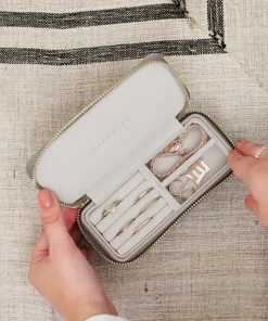 Jewellery Stands & Boxes*Stackers Taupe Medium Zipped Jewellery Box