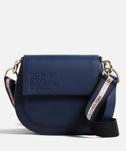Crossbody Bags*Ted Baker Darcell Logo-Embossed Leather Shoulder Bag