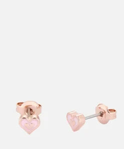 Jewellery Sets*Ted Baker Elliot Heart Rose Gold-Tone Stud Earrings