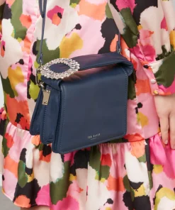 Crossbody Bags*Ted Baker Emie Jewel Detail Leather Cross Body Bag