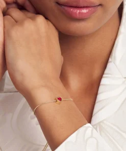 Bracelets & Bangles*Ted Baker Harock Heart Gold-Tone Bracelet