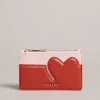 Purses And Cardholders*Ted Baker Huni Two-Tone Heart Leather Purse