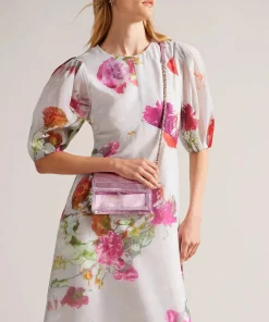 Crossbody Bags*Ted Baker Libbe Metallic Chain Leather Bag