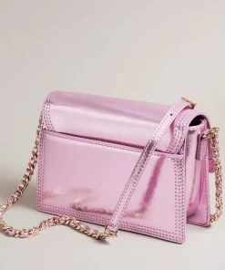 Crossbody Bags*Ted Baker Libbe Metallic Chain Leather Bag