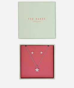 Necklaces*Ted Baker Saskiya Silver-Tone Necklace And Stud Earrings Set