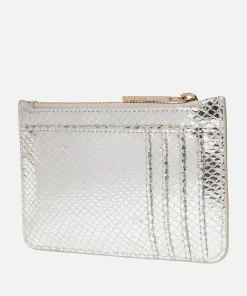 Purses And Cardholders*Ted Baker Silvez Snake-Effect Leather Card Holder