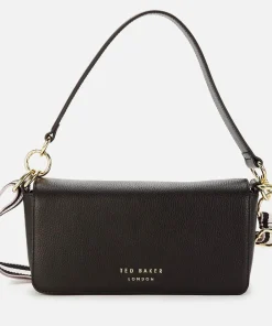 Shoulder Bags*Ted Baker Women's Ammie Branded Webbing Strap Box Shoulder Bag - Jet-Black