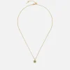 Necklaces*Ted Baker Women's Gemmarh: Gem Button Pendant - Goldgreen