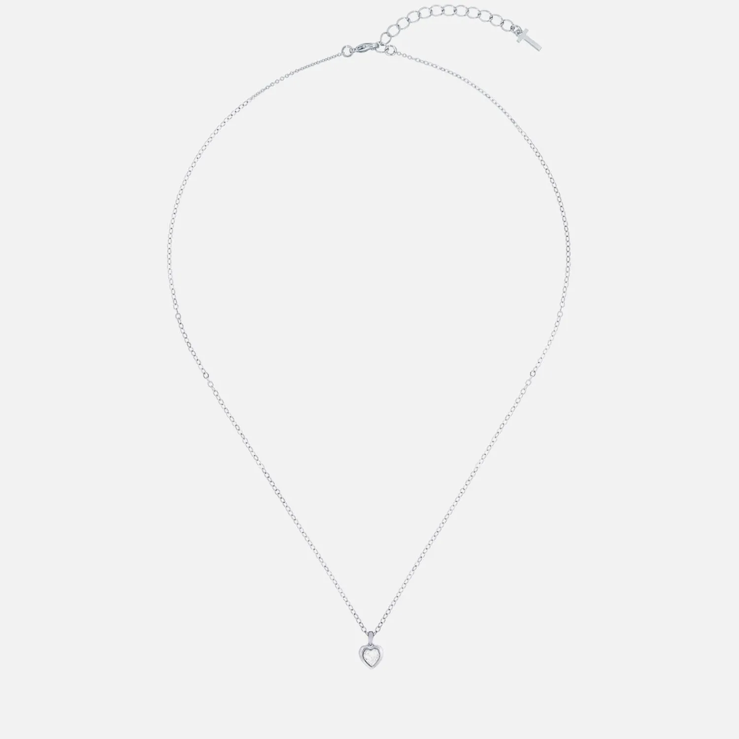 Necklaces*Ted Baker Women's Hannela Crystal Heart Pendant - Silver/Crystal