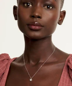 Necklaces*Ted Baker Women's Hannela Crystal Heart Pendant - Silver/Crystal