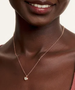 Necklaces*Ted Baker Women's Hannela Crystal Heart Pendant - Rose Gold/Crystal