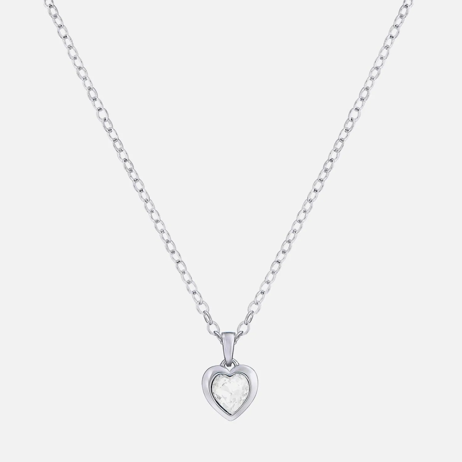 Necklaces*Ted Baker Women's Hannela Crystal Heart Pendant - Silver/Crystal