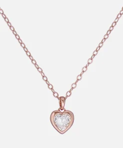 Necklaces*Ted Baker Women's Hannela Crystal Heart Pendant - Rose Gold/Crystal