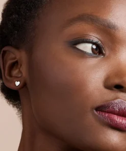 Earrings*Ted Baker Women's Harly Tiny Heart Stud Earrings - Silver