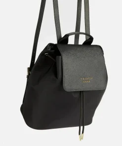 Backpacks*Ted Baker Women's Naome Nylon Drawstring Backpack - Black