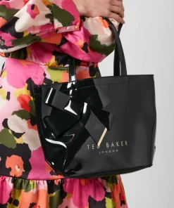 Shoulder Bags*Ted Baker Women's Nikicon Knot Bow Small Icon Bag - Black
