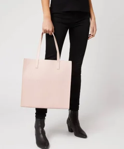 Shoulder Bags*Ted Baker Women's Soocon Crosshatch Large Icon Bag - Pink