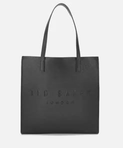 Tote Bags*Ted Baker Women's Soocon Crosshatch Large Icon Bag - Black