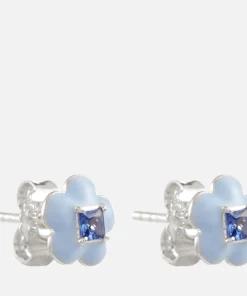 Earrings*THOMAS SABO Charming Flower Silver-Tone Earrings