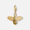 Necklaces*THOMAS SABO Women's Charm Pendant Bee - Yellow Gold-Coloured